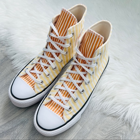 NWT Converse Chuck Taylor All Star Lift Platform Stripes Women’s Shoes - Picture 2 of 8